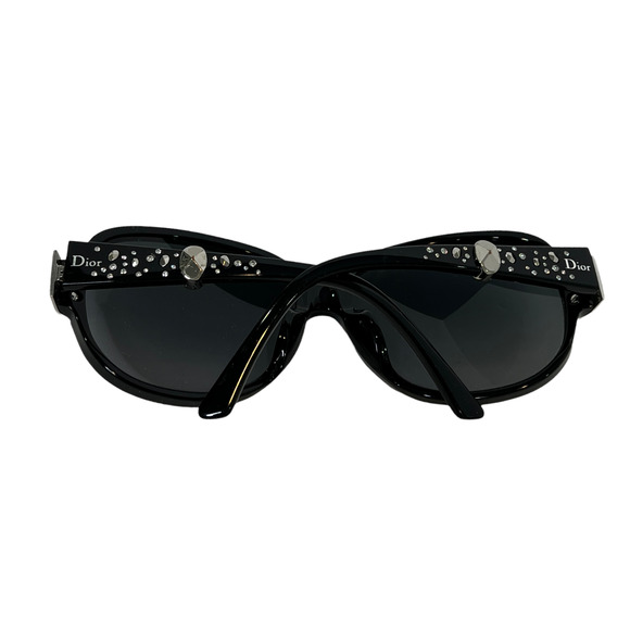 Christian Dior NET03BXHCH Women\'s Midnight K Rhinestones‎ Sunglasses Black main image 4